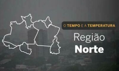 PREVISÃO DO TEMPO: Norte contará com chuva em todos os estados, nesta quinta-feira (5)