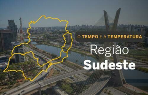 PREVISÃO DO TEMPO: domingo (29) com pancadas de chuva no Espírito Santo