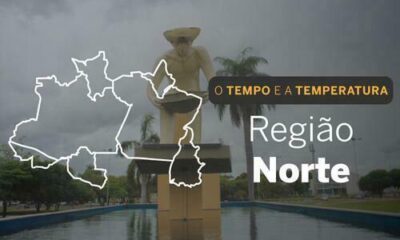 PREVISÃO DO TEMPO: tempo chuvoso continua na região Norte, neste domingo (29)
