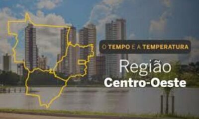 PREVISÃO DO TEMPO: Centro-Oeste terá chuvas intensas, nesta quinta-feira (20)