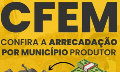 CFEM: confira ranking dos municípios produtores que recebem maiores parcelas em setembro