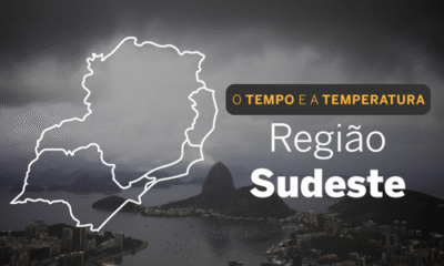 PREVISÃO DO TEMPO: Sudeste terá chuva intensa em todos os estados da região, nesta sexta-feira (4)