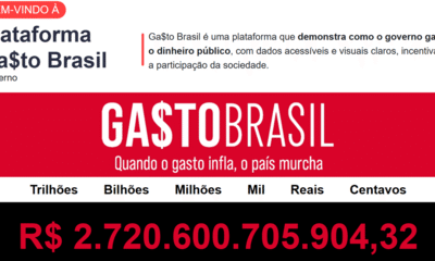 Gasto Brasil amplia funcionalidades e expõe peso da Previdência nas contas públicas