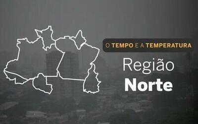 PREVISÃO DO TEMPO: Norte terá chuvas intensas, nesta quinta-feira (22)