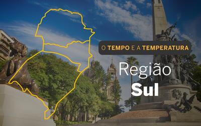 PREVISÃO DO TEMPO: Região Sul terá predominância de céu com poucas nuvens, neste domingo (11)
