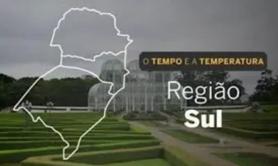 PREVISÃO DO TEMPO: Sexta-feira (30) com possibilidade de geada no Sul