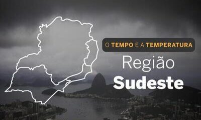 PREVISÃO DO TEMPO: Sudeste terá muitas nuvens e chuva, neste domingo (20)