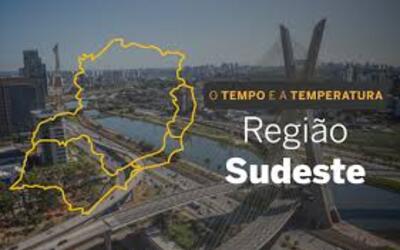 PREVISÃO DO TEMPO: Sudeste terá quinta-feira de sol forte e tempo seco
