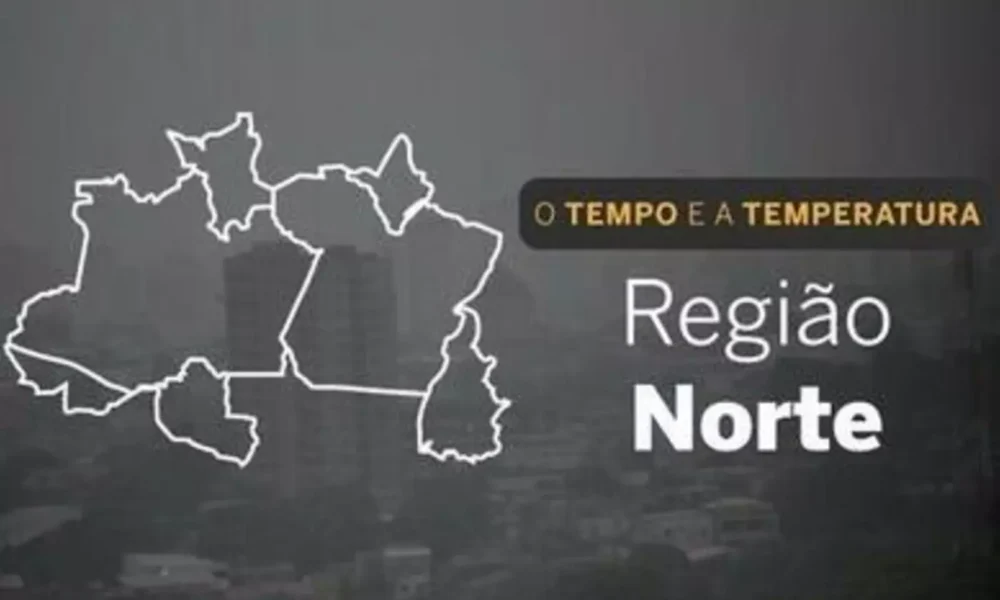 PREVISÃO DO TEMPO: chuvas atingem boa parte do Norte do Brasil, nesta quarta-feira (27)