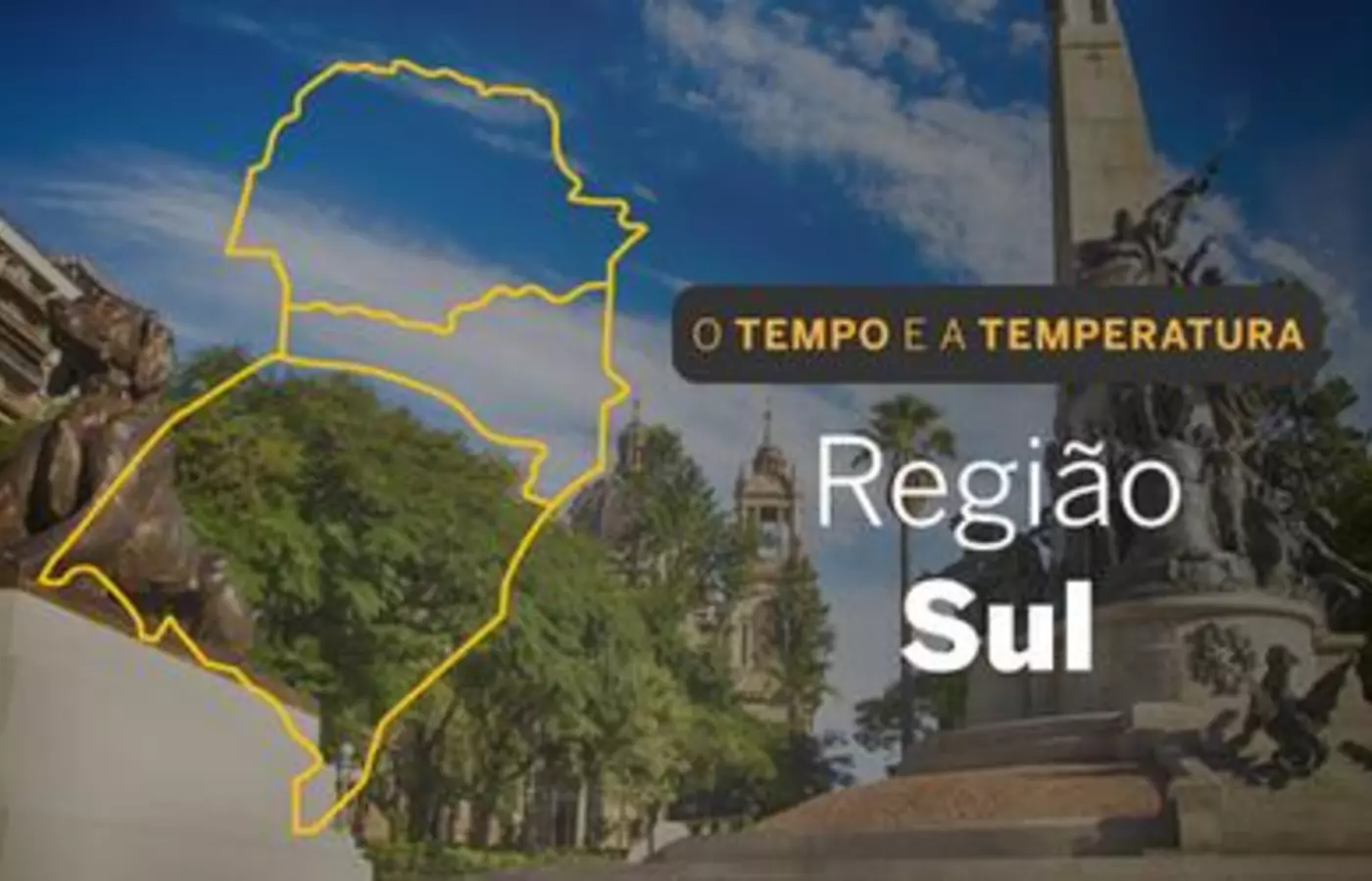 PREVISÃO DO TEMPO: sábado (12) com sol para Região Sul