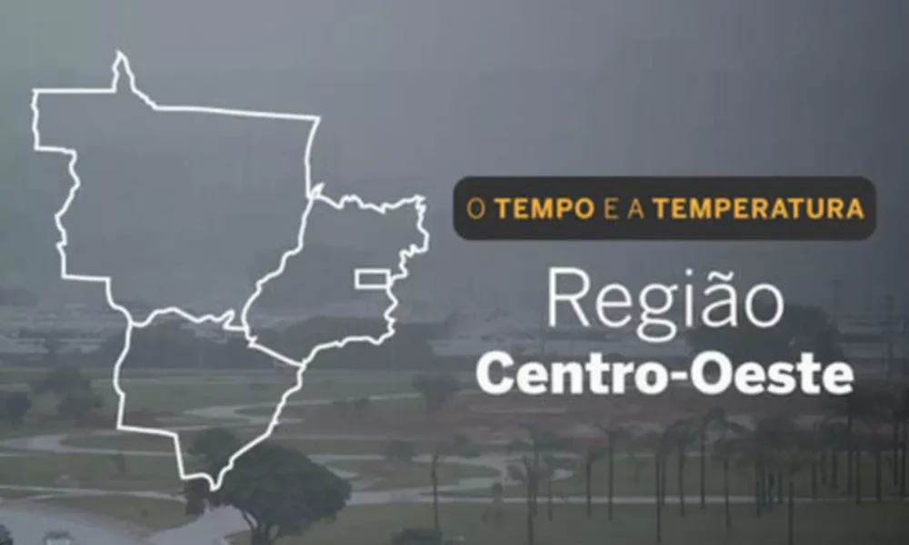 PREVISÃO DO TEMPO: sábado (9) de sol e chuva para o Centro-Oeste