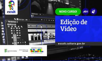 Curso de edição de vídeo do MinC, on-line e gratuito, está com inscrições abertas