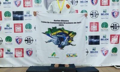 JUDÔ: Atleta prodígio de Belém (PA) vai competir no Campeonato Brasileiro em outubro
