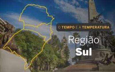 PREVISÃO DO TEMPO: Sul do Brasil terá quinta-feira (25) com poucas chances de chuva