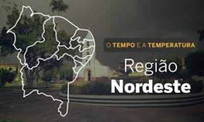 PREVISÃO DO TEMPO: chuvas no litoral nordestino neste domingo (21)