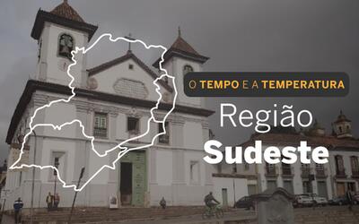 PREVISÃO DO TEMPO: domingo (14) com chuvas em alguns estados do Sudeste