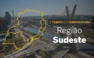 PREVISÃO DO TEMPO: manhã de terça-feira (16) sem chuvas no Sudeste