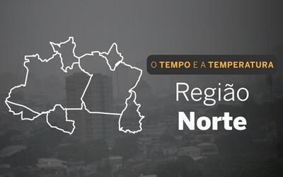 PREVISÃO DO TEMPO: quarta-feira (10) chuvosa no Norte