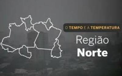 PREVISÃO DO TEMPO: segunda-feira (22) chuvosa no Norte