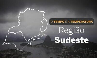 PREVISÃO DO TEMPO: segunda-feira (22) chuvosa no Sudeste