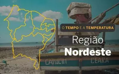 PREVISÃO DO TEMPO: segunda-feira (22) com poucas nuvens em grande parte do Nordeste