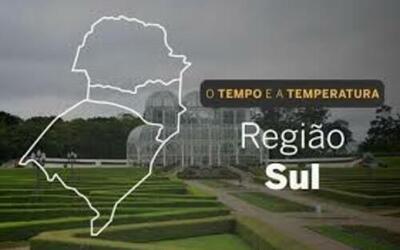 PREVISÃO DO TEMPO: terça-feira (23) de sol e chuva na Região Sul
