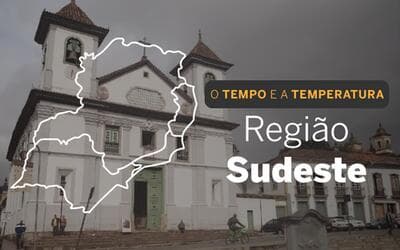 PREVISÃO DO TEMPO: Sudeste com céu encoberto nesta sexta-feira (10)