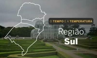 PREVISÃO DO TEMPO:  Sul do país terá predomínio de chuva neste sábado (11)