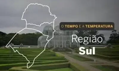 PREVISÃO DO TEMPO:  Sul terá chuvas, trovoadas e risco de granizo neste domingo (5)