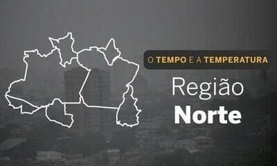 PREVISÃO DO TEMPO: quarta-feira (15) com chuvas intensas na Região Norte