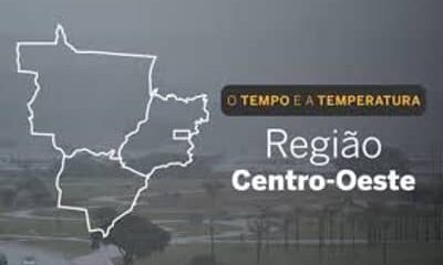 PREVISÃO DO TEMPO: Quinta-feira (1°) no Centro-Oeste com pancadas de chuva