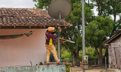 Famílias de Minas Gerais podem agendar a instalação de antenas parabólicas
