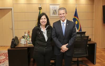 Ministro André de Paula se reúne com Mariangela Hungria e destaca projeção internacional da ciência brasileira