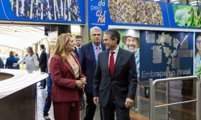 Novo ministro da Agricultura reforça compromisso com a Embrapa