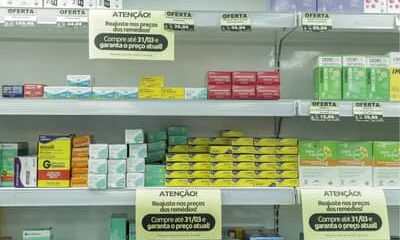 Remédios: preços podem subir até 3,81%