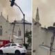 Incêndio atinge igreja centenária em Flores da Cunha (RS) e mobiliza comunidade pela recuperação