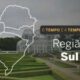 O TEMPO E A TEMPERATURA: frio e possibilidade de chuva em grande parte da Região Sul