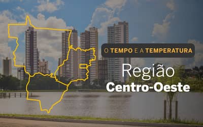 O TEMPO E A TEMPERATURA: sábado (2) sem chuvas em grande parte do Centro-Oeste