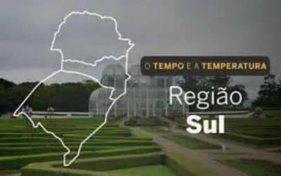 O TEMPO E A TEMPERATURA: Massa de ar polar mantém frio intenso na Região Sul nesta terça-feira (23)