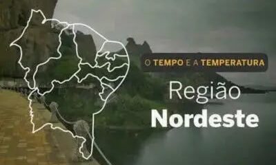O TEMPO E A TEMPERATURA: quarta-feira (24) terá muitas nuvens e possibilidade de chuva em áreas do Nordeste