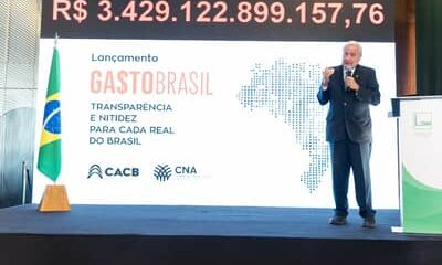 Mais de R$ 3,4 trilhões em despesas públicas: painel Gasto Brasil é lançado no Congresso Nacional
