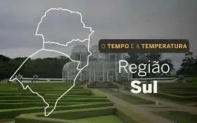 O TEMPO E A TEMPERATURA: Instabilidade avança e provoca temporais no Sul nesta quinta-feira