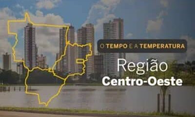 O TEMPO E A TEMPERATURA: confira a previsão do tempo para a Região Centro-Oeste nesta quarta-feira (5)