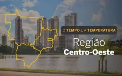 O TEMPO E A TEMPERATURA: confira a previsão do tempo para a Região Centro-Oeste nesta quarta-feira (5)