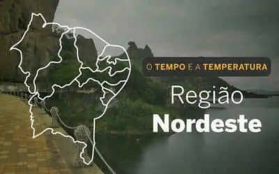 O TEMPO E A TEMPERATURA: confira a previsão do tempo para a Região Nordeste nesta quarta-feira (5)