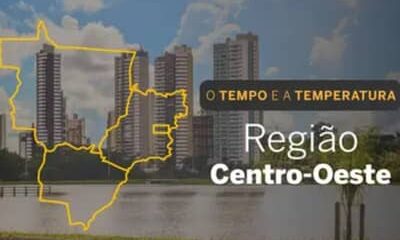 O TEMPO E A TEMPERATURA: instabilidade cresce no Centro-Oeste com risco de temporais no domingo